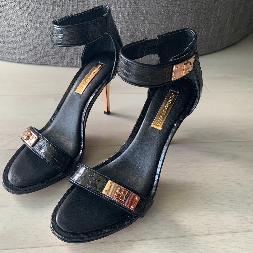 BCBG Max Azria 'Promenade' Animal Print Sandals 8 1/2 M